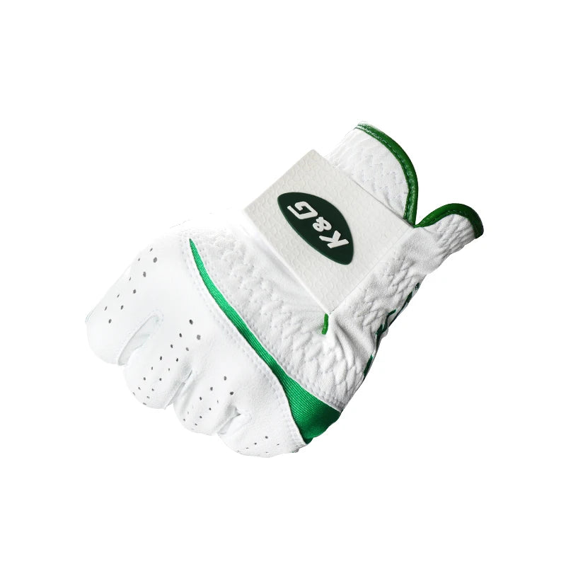 lightweight microfiber fabric on Tiger Strike golf glove - breathable and wear-resistant