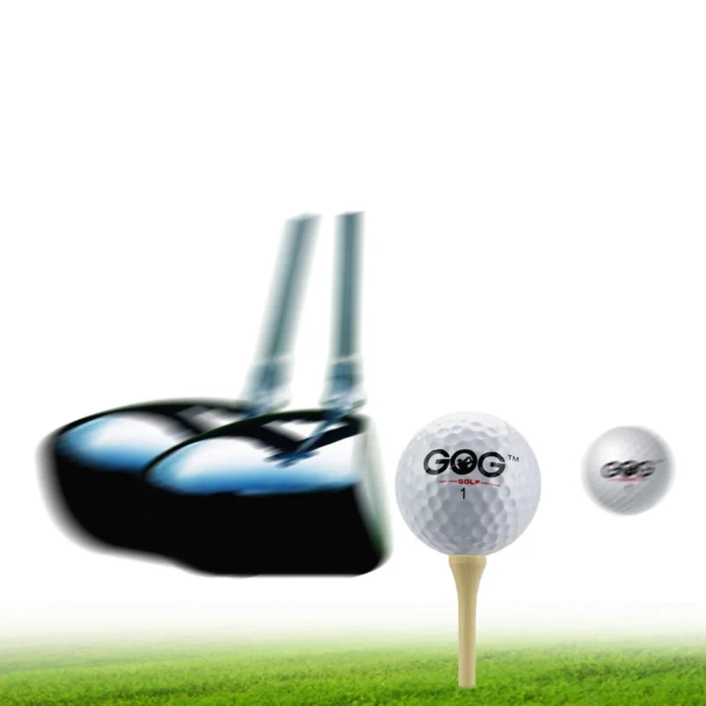 Wooden Golf Tees - 100-Pack in 4 Sizes (Bamboo/Wood)