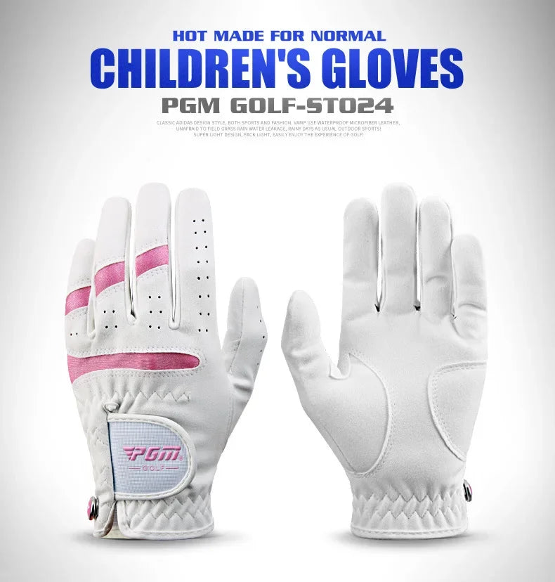 PGM Junior Golf Glove - Soft Microfiber for Kids