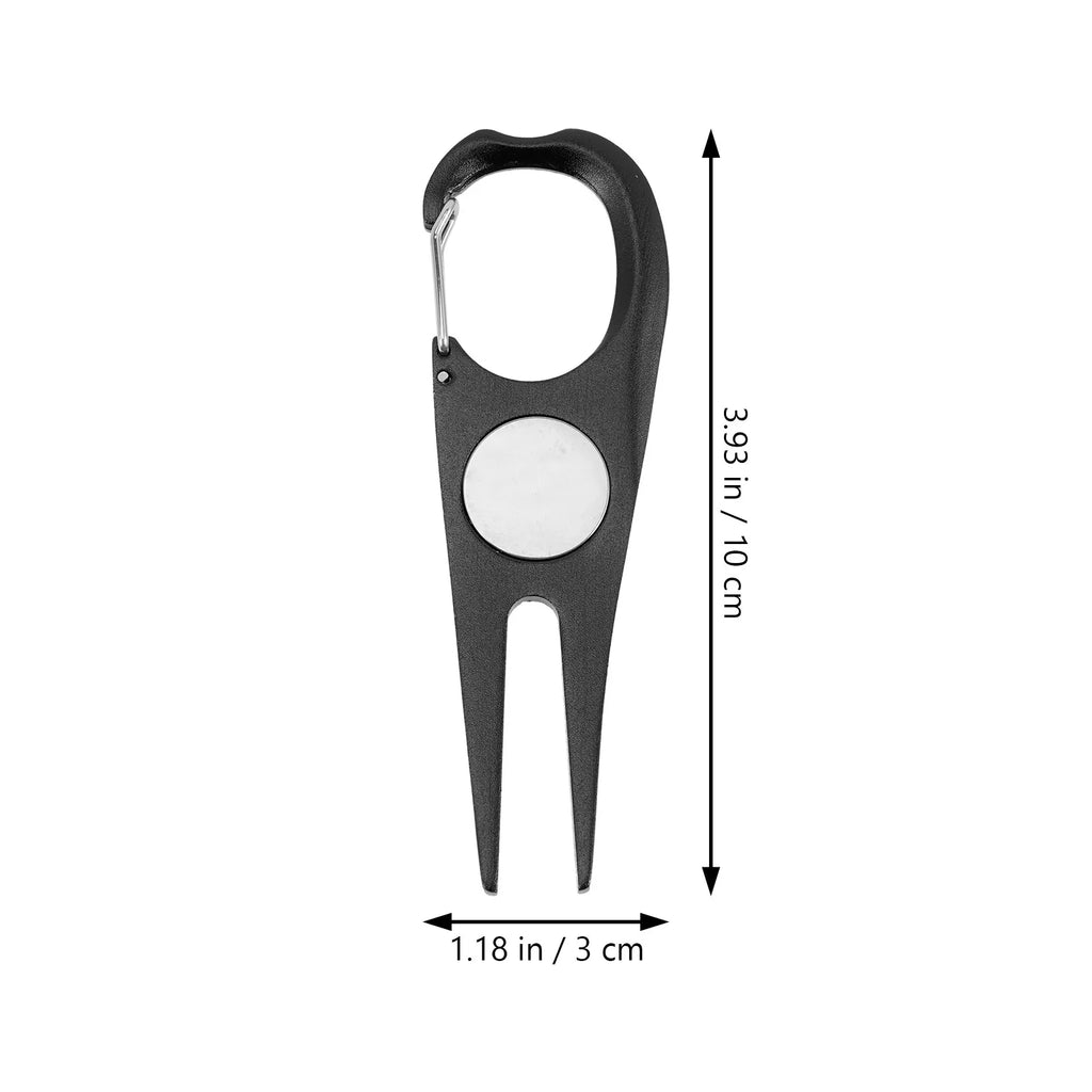 Premium Metal Golf Divot Tool Set with Ball Markers - 2-Pack